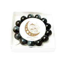 Bracciale in occhio di falco – Perle da 14 mm