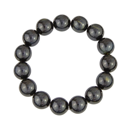 Bracciale in occhio di falco – Perle da 12 mm