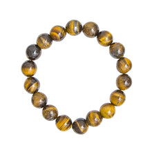 Bracciale in occhio di tigre – Perle da 10 mm