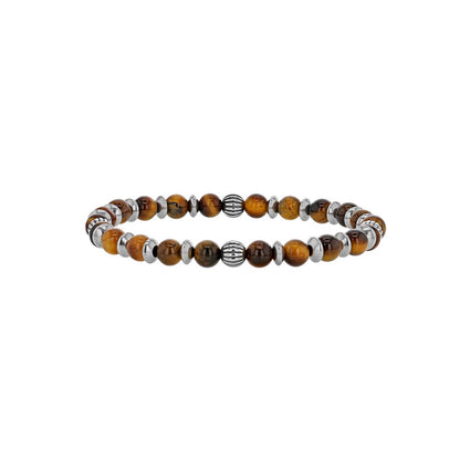 Bracciale in occhio di tigre per lui – Ref. F01-596