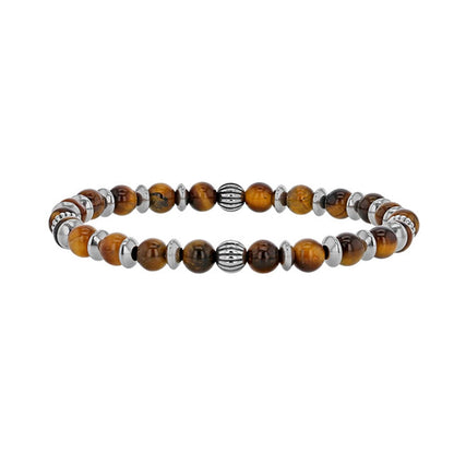 Bracciale in occhio di tigre per lui – Ref. F01-596