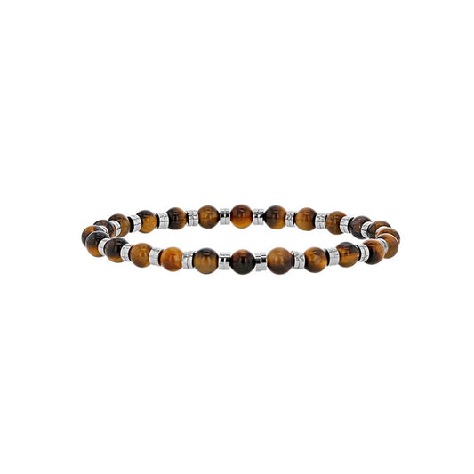Bracciale in occhio di tigre per lui – Ref. F01-627