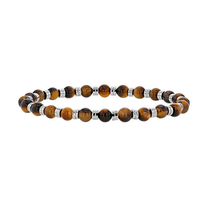 Bracciale in occhio di tigre per lui – Ref. F01-627