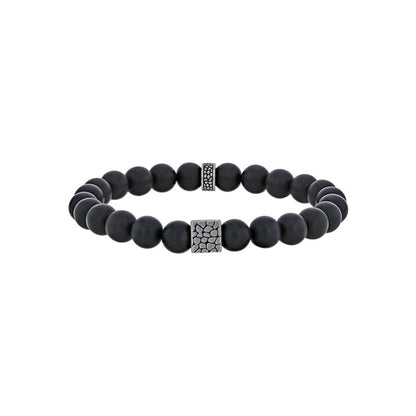 Bracciale in onice per lui – Ref. F01-0180