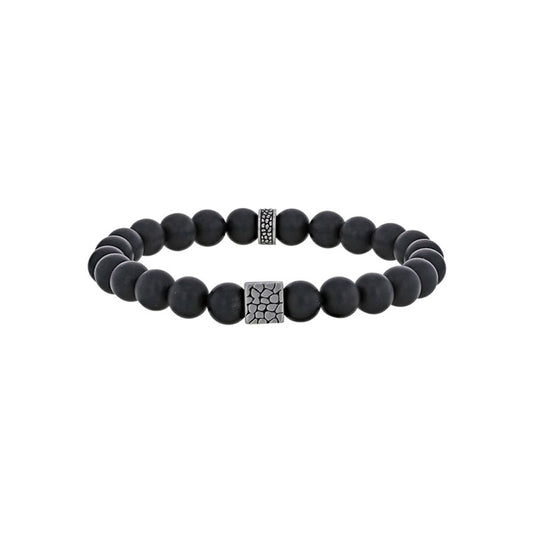 Bracciale in onice per lui – Ref. F01-0180