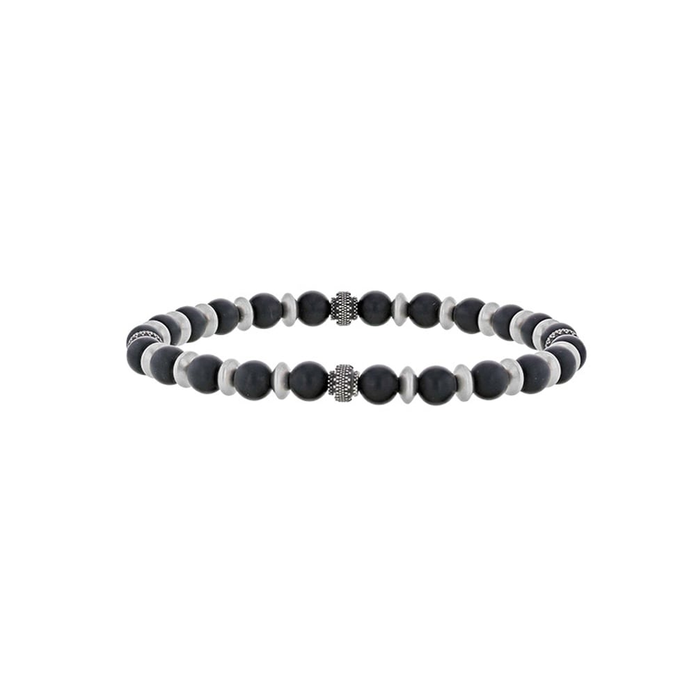Bracciale in onice per lui – Ref. F01-596