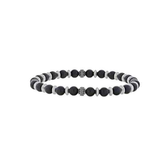 Bracciale in onice per lui – Ref. F01-596