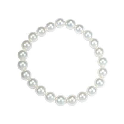 Bracciale in perle di maiorca blanches – Perle Sfere 8 mm