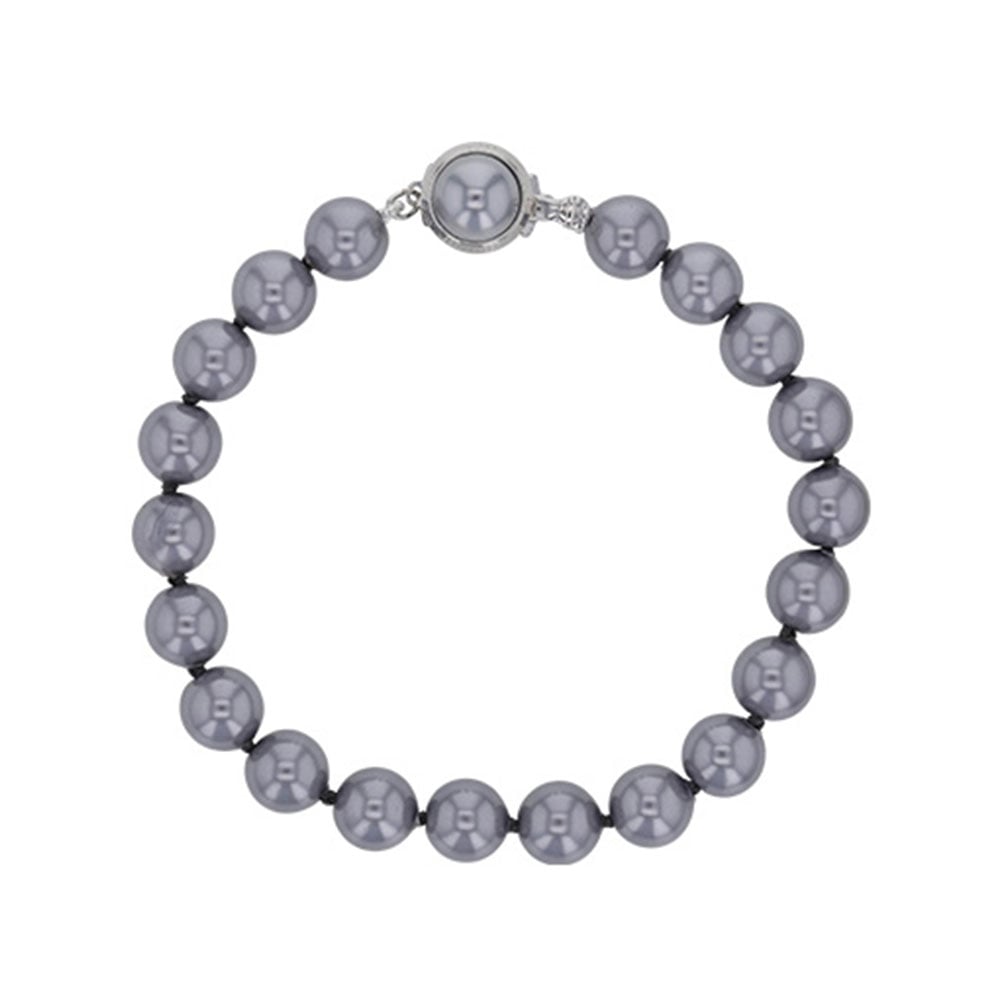Bracciale in perle di maiorca grises – Perle Sfere 8 mm