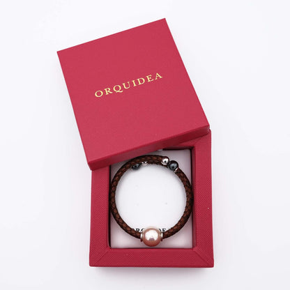 Bracciale in perle di maiorca – 14 mm – Lunghezza regolabile