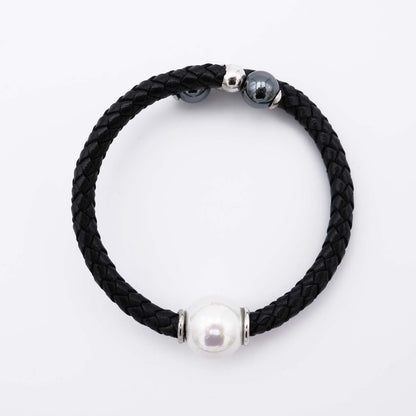 Bracciale in perle di maiorca – 14 mm – Lunghezza regolabile