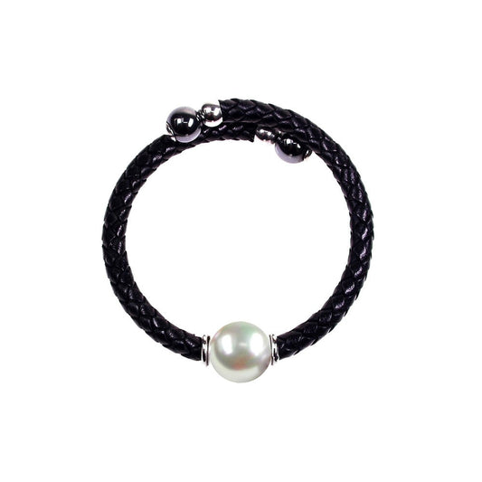 Bracciale in perle di maiorca – 14 mm – Lunghezza regolabile
