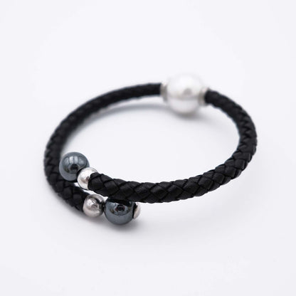 Bracciale in perle di maiorca – 14 mm – Lunghezza regolabile