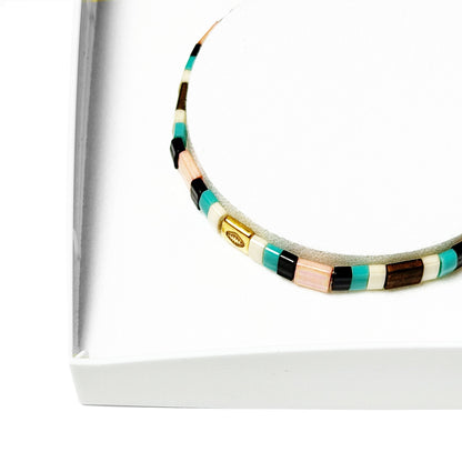 Bracciale in perle miyuki per lei e per lui – Ref. 75