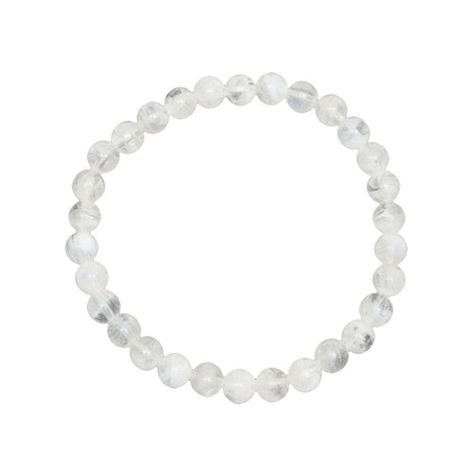 Bracciale in pietra di luna – Perle da 6 mm