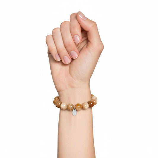 bracciale-in-pietra-del-sole-perle-da-14-mm