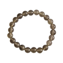Bracciale in quarzo affumicato – Perle da 8 mm