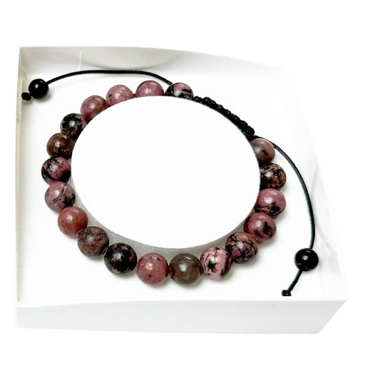 bracciale-in-rodonite-perle-sferiche-da-8-mm-cordoncino-regolabile
