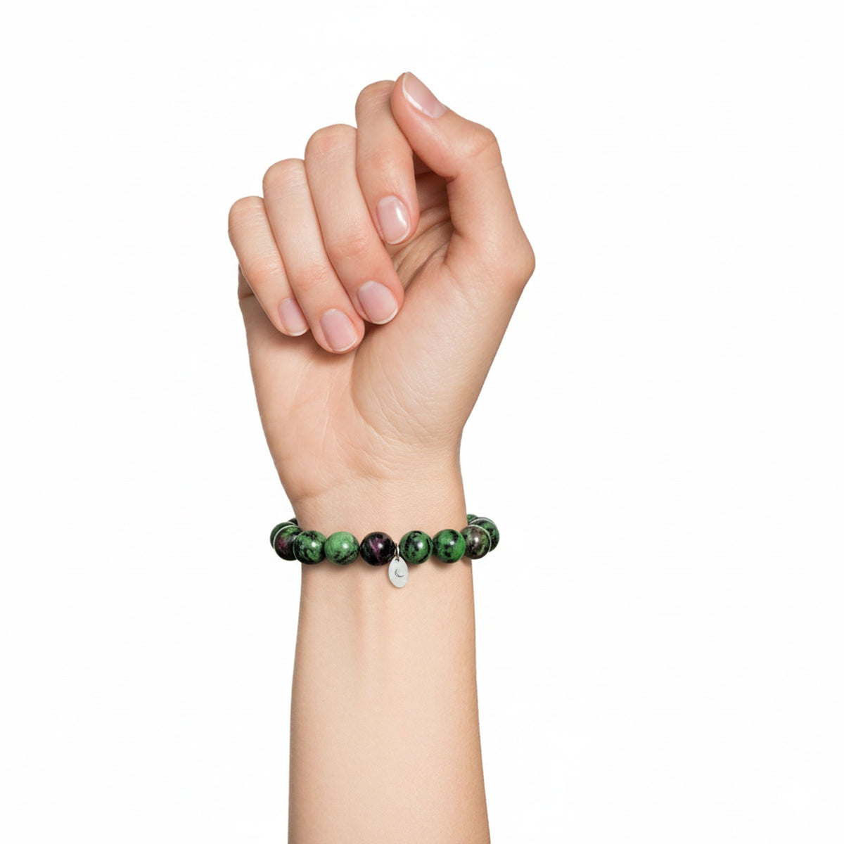 bracciale-in-rubino-sur-zoisite-perle-da-12-mm