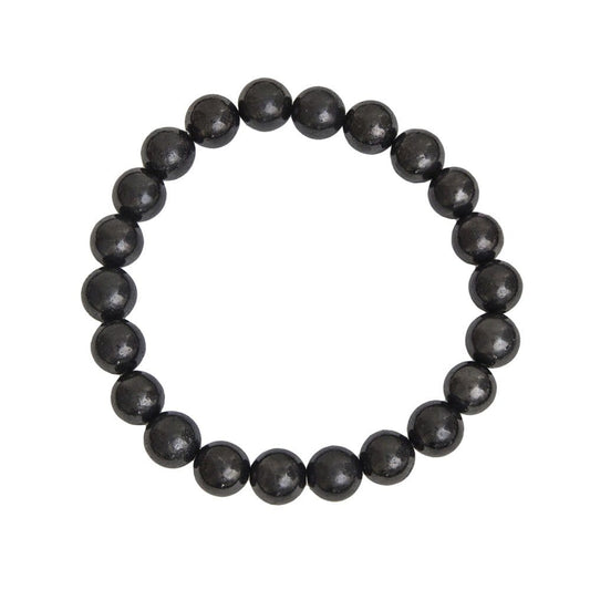 Bracciale in shungite – Perle da 8 mm