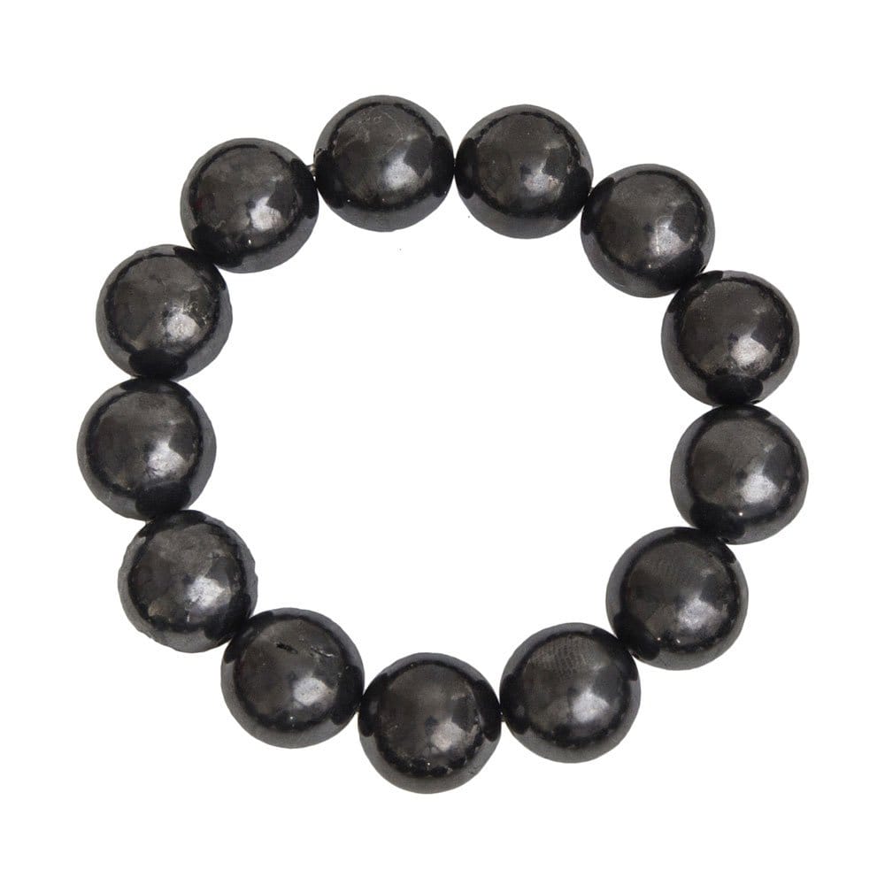 Bracciale in shungite – Perle da 14 mm