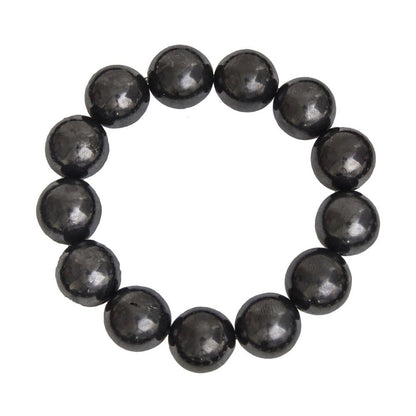 Bracciale in shungite – Perle da 14 mm