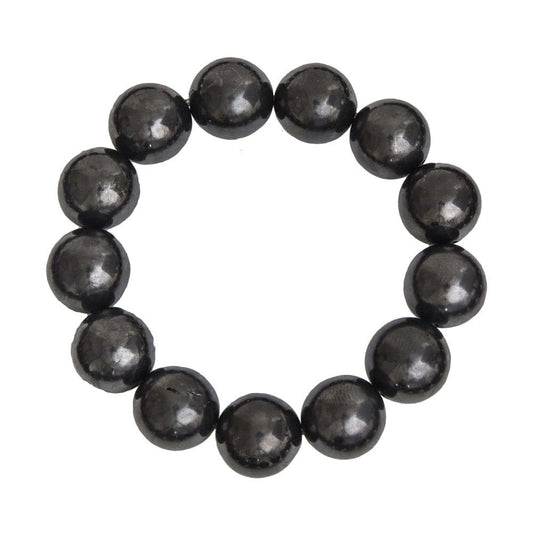 Bracciale in shungite – Perle da 14 mm