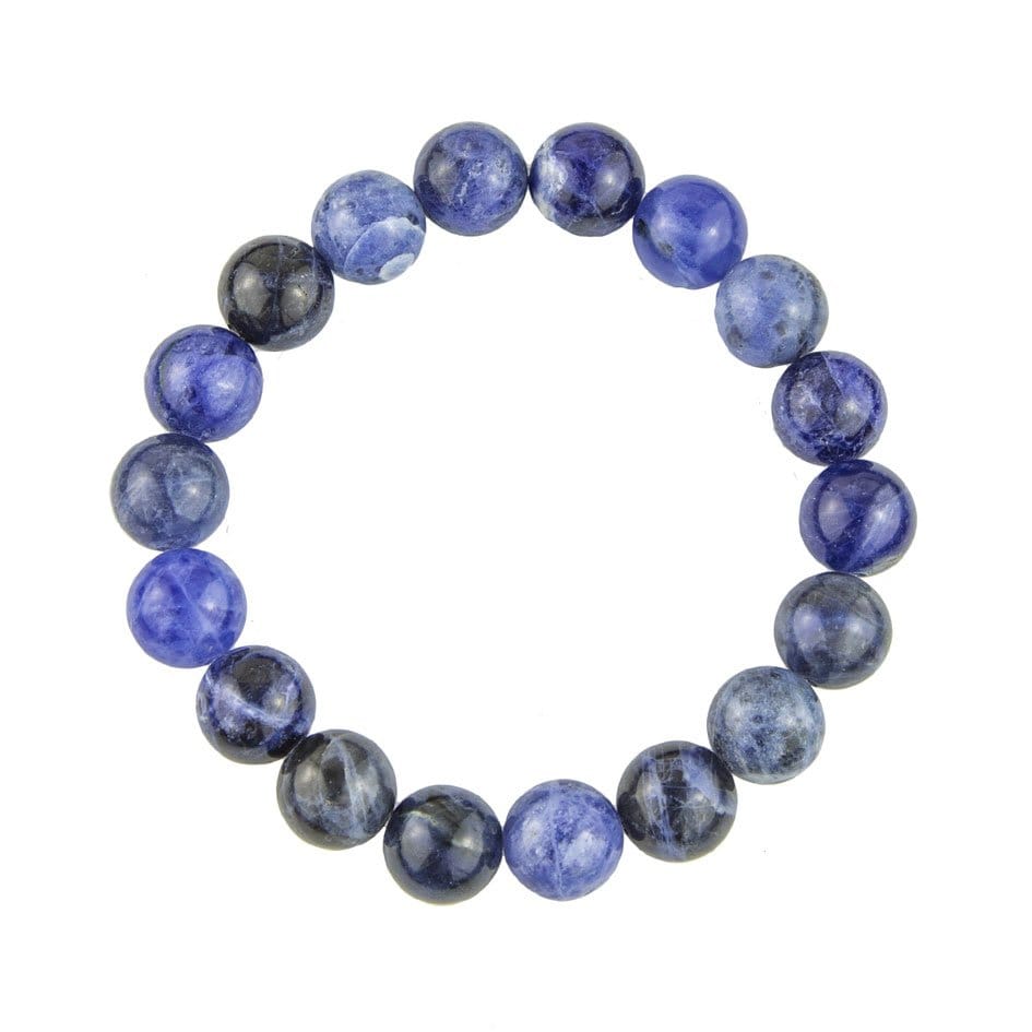 Bracciale in sodalite – Perle da 10 mm