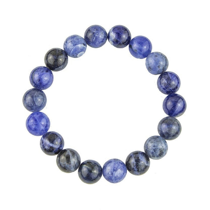 Bracciale in sodalite – Perle da 10 mm