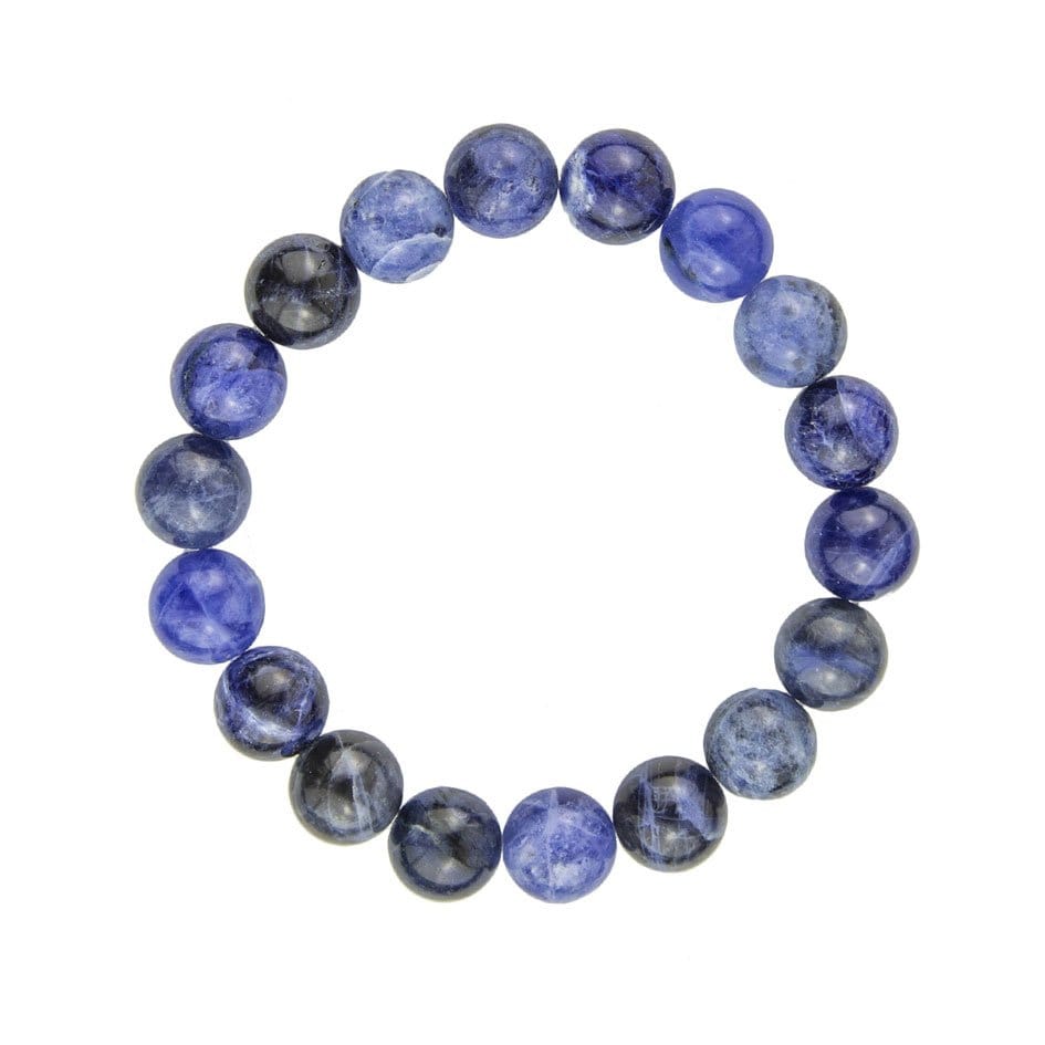 Bracciale in sodalite – Perle da 10 mm