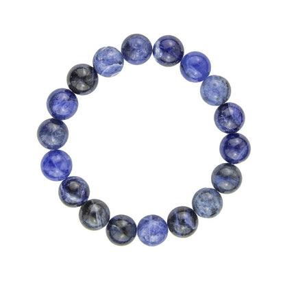 Bracciale in sodalite – Perle da 10 mm