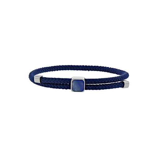 Bracciale in sodalite per lui cordoncino regolabile – Ref. F01-689