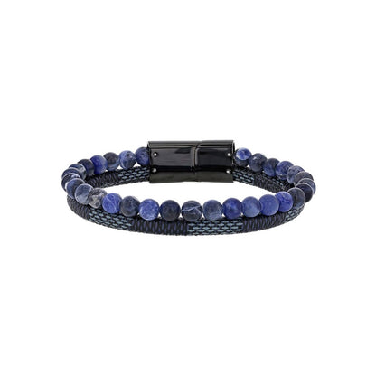 Bracciale in sodalite per lui – Ref. F01-595