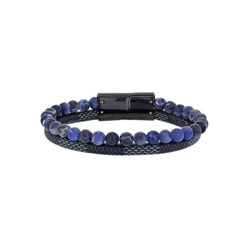 Bracciale in sodalite per lui – Ref. F01-595