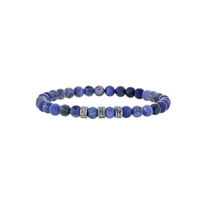 Bracciale in sodalite per lui – Ref. F01-622