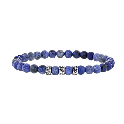 Bracciale in sodalite per lui – Ref. F01-622