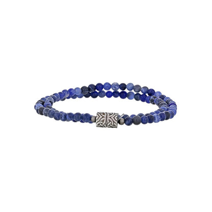 Bracciale in sodalite per lui – Ref. F01-628