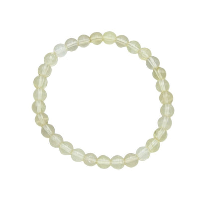 Bracciale in topazio limone – Perle da 6 mm