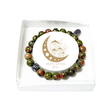 Bracciale in unakite e sfera per lei