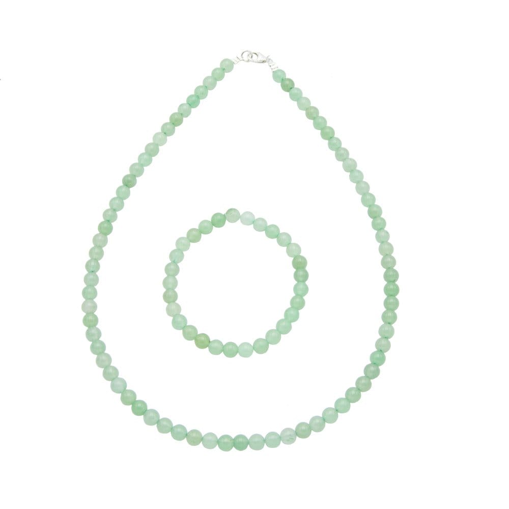 Parure in avventurina – Perle sferiche da 6 mm
