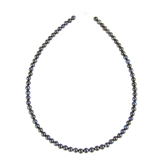 Collana in occhio di falco – Perle sferiche da 6 mm