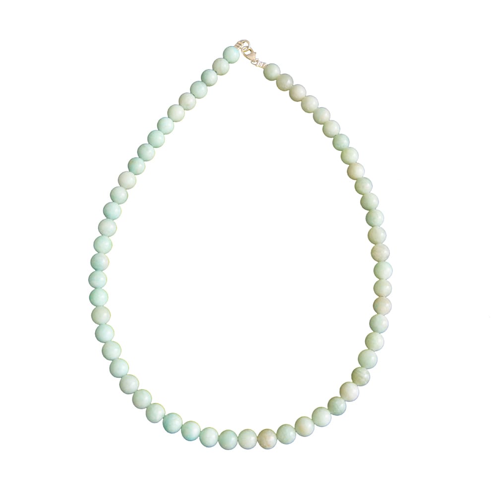 Collana in amazzonite – Perle sferiche da 8 mm