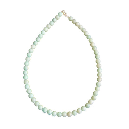 Collana in amazzonite – Perle sferiche da 8 mm