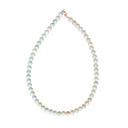 Collana in amazzonite – Perle sferiche da 8 mm