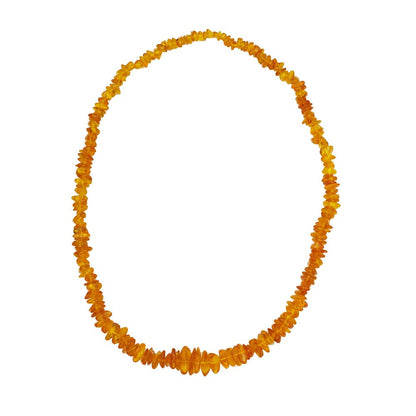 Collana in ambra giallo – Barocco – 60 cm