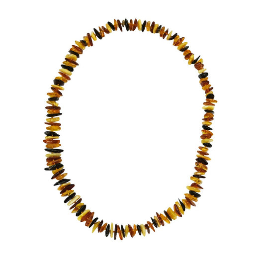 Collana in ambra multicolore – Barocco – 60 cm