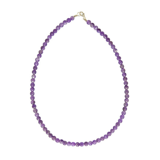 Collana in ametista – Perle sferiche da 6 mm