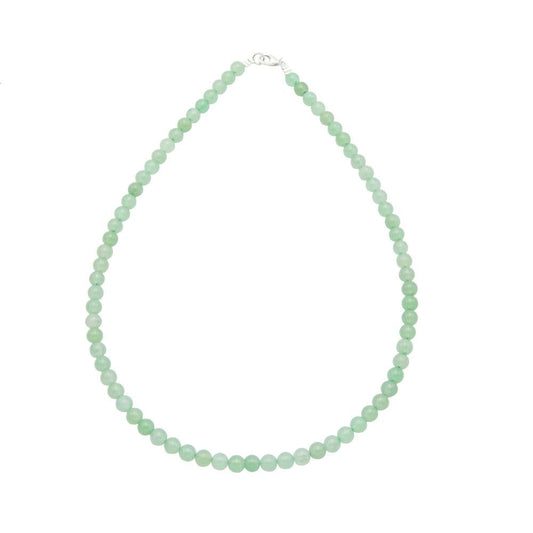 Collana in avventurina – Perle sferiche da 6 mm