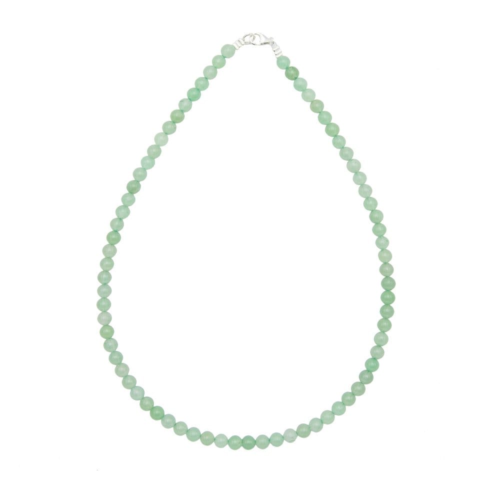 Collana in avventurina – Perle sferiche da 6 mm