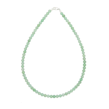 Collana in avventurina – Perle sferiche da 6 mm